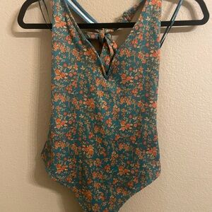 Floral body suit